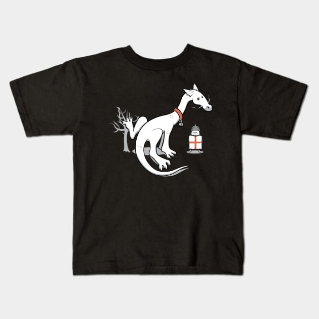 Dragon Walk Kids T-Shirt by BITICOL